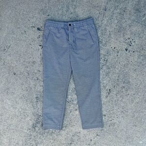 H&M Regular Fit Beige/Plaid Joggers | Size M